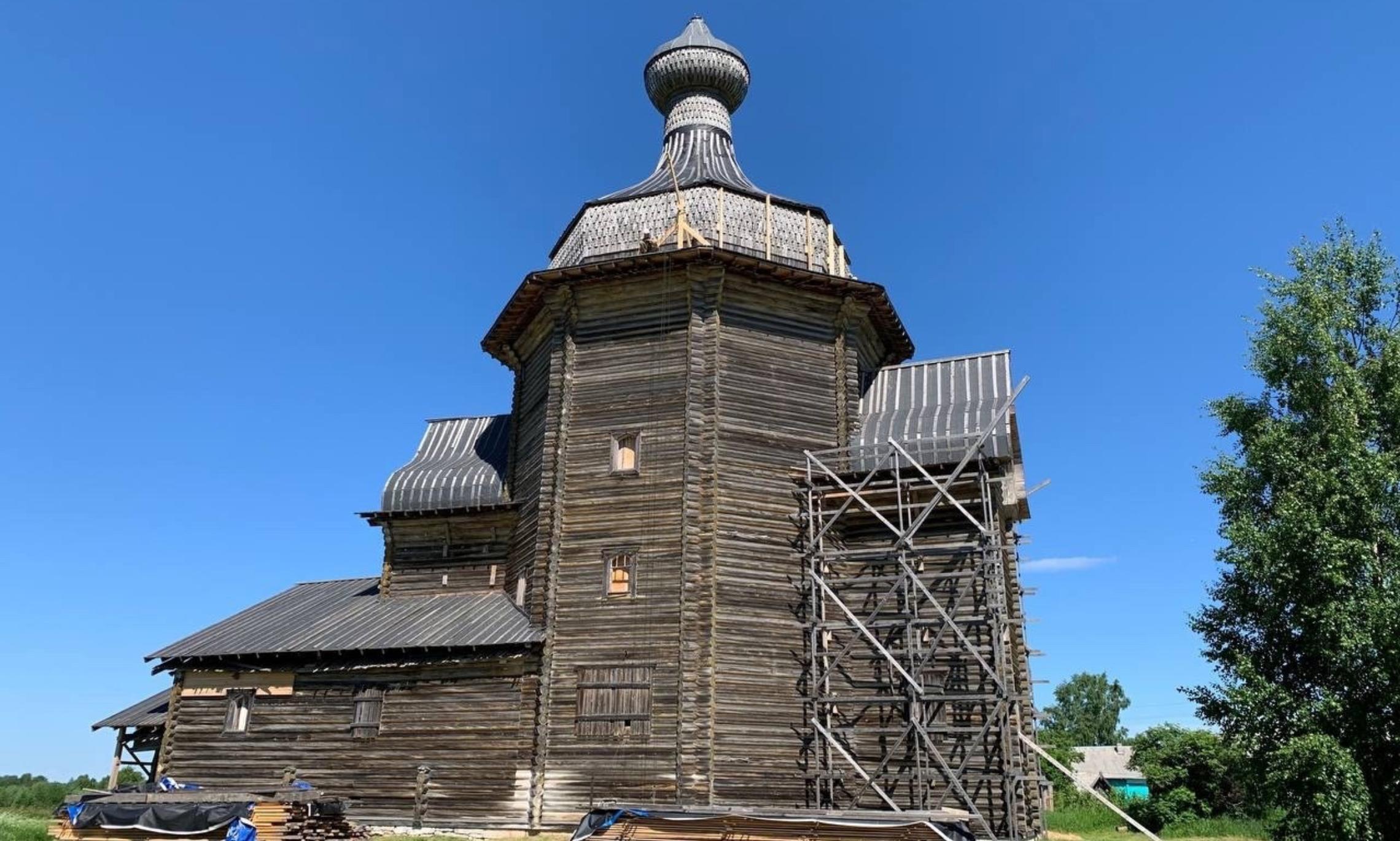 Никольский храм в деревне Зачачье